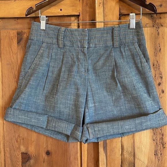 Trina Turk Blue cotton Dress  Shorts Sz. 2 - Picture 8 of 16